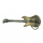 Electric Guitar Vintage Indiana Metal Brass Colors Belt Buckle
