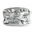 HCWA Hesston NFIU 228 Vintage 1984 Bergamot US Pewter Belt Buckle HCWA Hesston NFIU 228 Vintage 1984 Bergamot US Pewter Belt Buckle