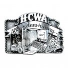 Hesston HCWA 1987 Vintage Bergamot US Pewter Belt Buckle