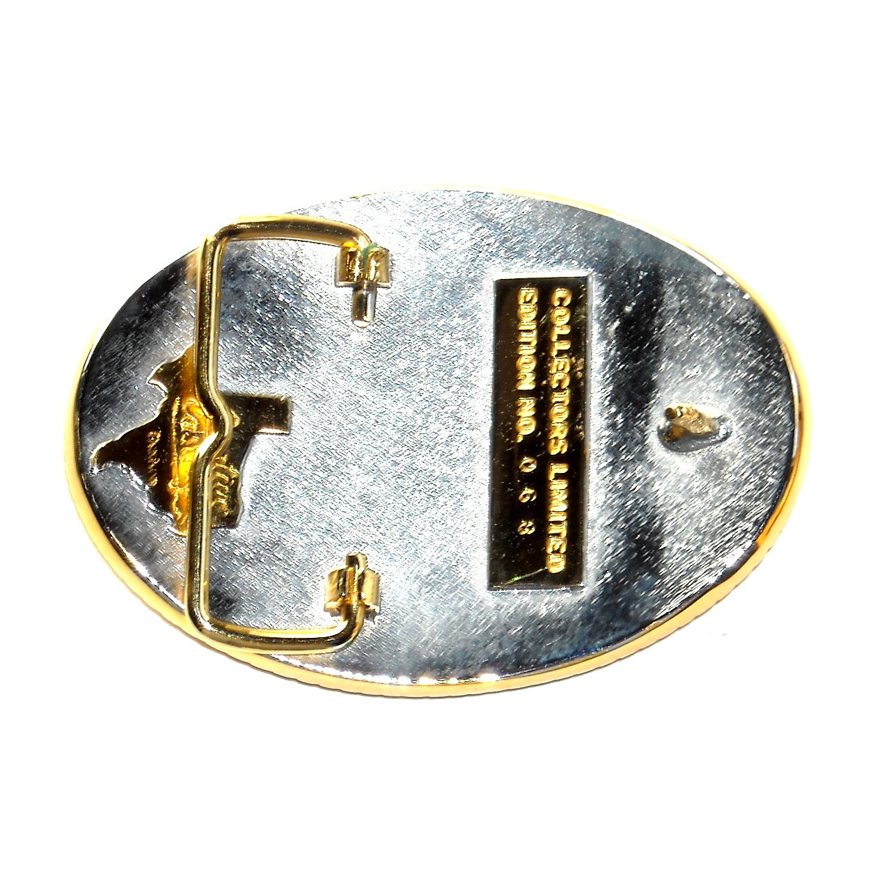 Scottish Rite Texas 24kt Gold Plate Creative Casting Brass Belt Buckle
