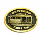San Francisco Cable Car BTS Brass Vintage Belt Buckle San Francisco Cable Car BTS Brass Vintage Belt Buckle