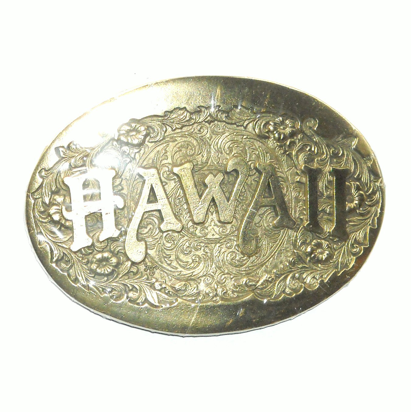 Hawaii Brass Belt Buckle