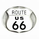 Route 66 US Siskiyou Oregon Pewter Belt Buckle Route 66 US Siskiyou Oregon Pewter Belt Buckle