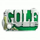 Golf Siskiyou Oregon Vintage Bergamot Pewter Belt Buckle Golf Siskiyou Oregon Vintage Bergamot Pewter Belt Buckle