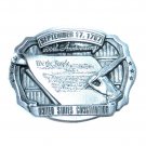 United States Constitution We The People Bergamot Pewter US Belt Buckle