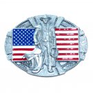 American Cowboy Bergamot Pewter US Belt Buckle American Cowboy Bergamot Pewter US Belt Buckle