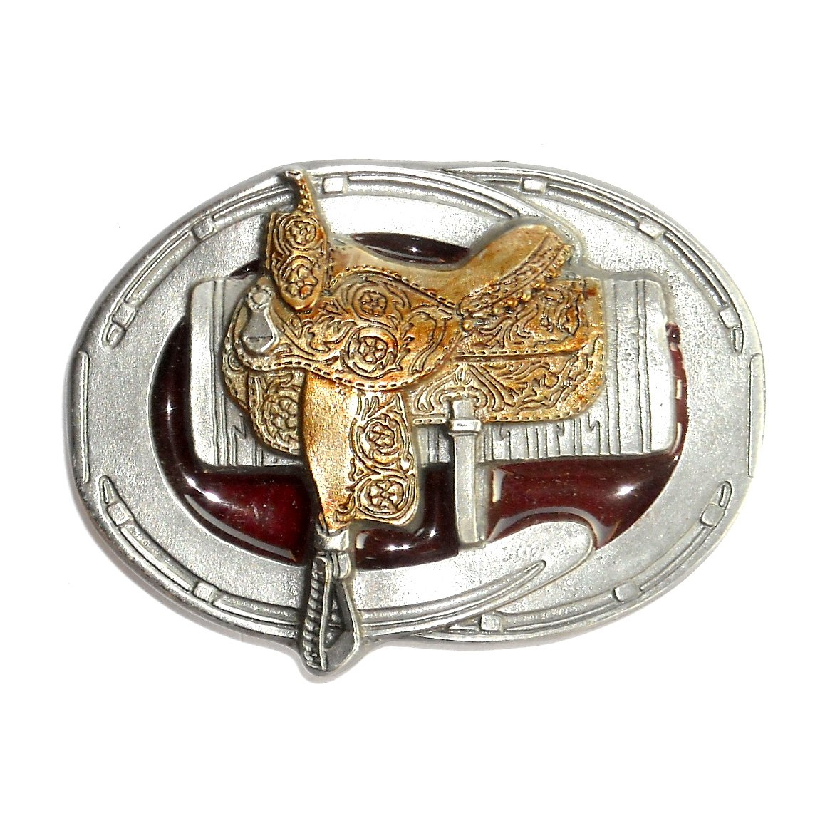 western horseshoe belt buckles