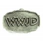WWJD What Would Jesus Do C&J Bergamot Pewter US Belt Buckle