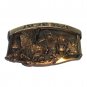 Alaska Eagle Vintage 3D Bergamot Brass Bronze Color US Belt Buckle