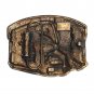 Alaska Eagle Vintage 3D Bergamot Brass Bronze Color US Belt Buckle