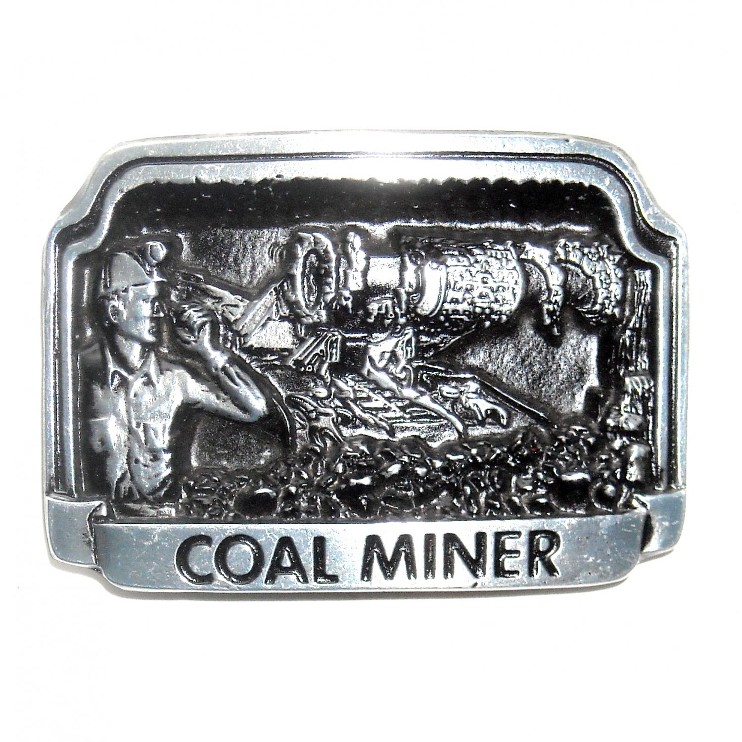 Coal Miner Original C&J Bergamot Pewter US Belt Buckle