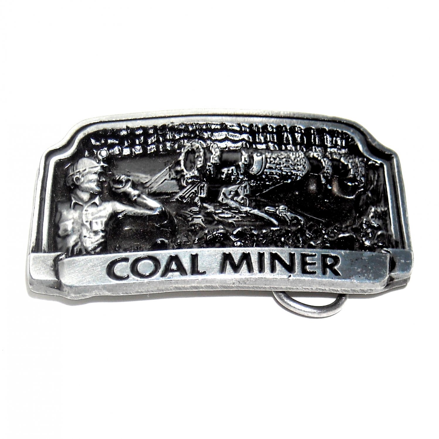 Coal Miner Original C&J Bergamot Pewter US Belt Buckle