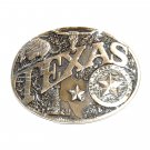 Texas First Edition State Seal ADM Award Design Solid Brass Belt Buckle