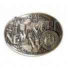 New York Empire State Seal ADM Award Design First Edition Solid Brass Belt Buckle New York Empire State Seal ADM Award Design First Edition Solid Brass Belt Buckle