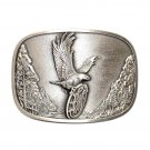 Smith & Wesson American Traditions Eagle Logo Antique Silver Color Belt Buckle Smith & Wesson American Traditions Eagle Logo Antique Silver Color Belt Buckle