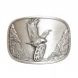 Smith & Wesson American Traditions Eagle Logo Antique Silver Color Belt Buckle