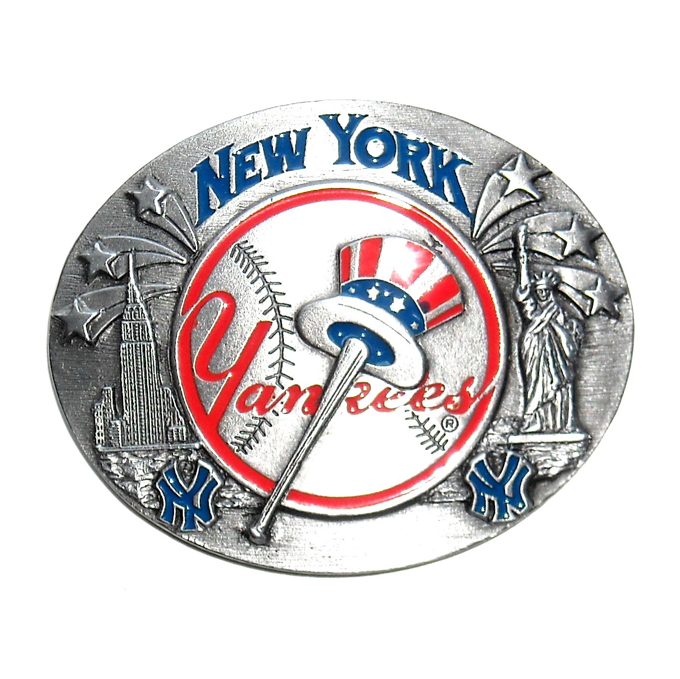 yankees belt buckle