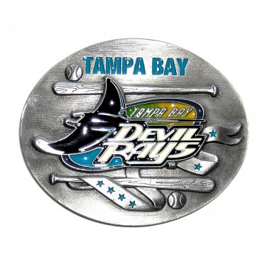 Tampa Bay Devil Rays Siskiyou MLB Limited Edition Bergamot US Belt Buckle