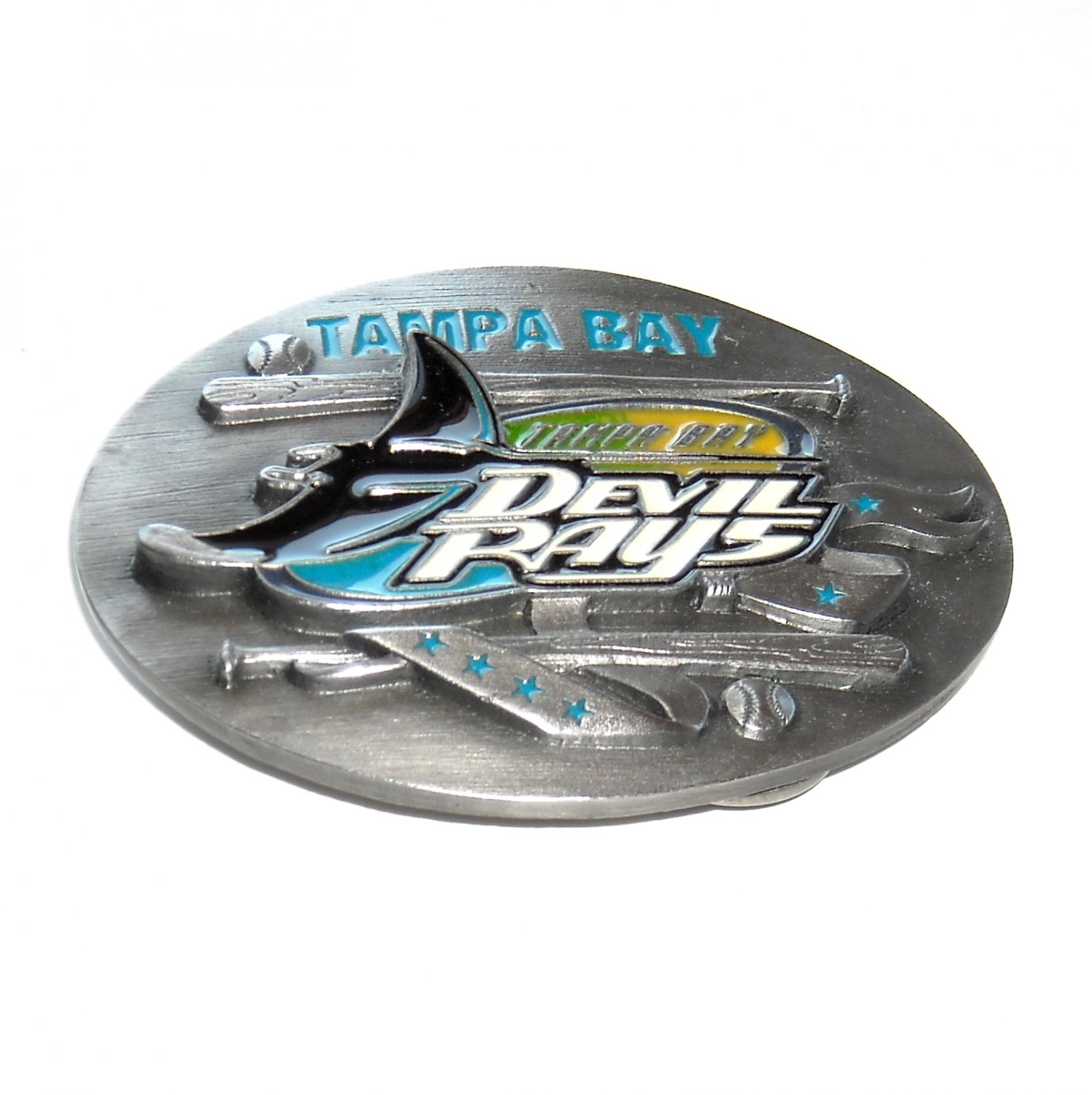 Tampa Bay Devil Rays Siskiyou MLB Limited Edition Bergamot US Belt Buckle