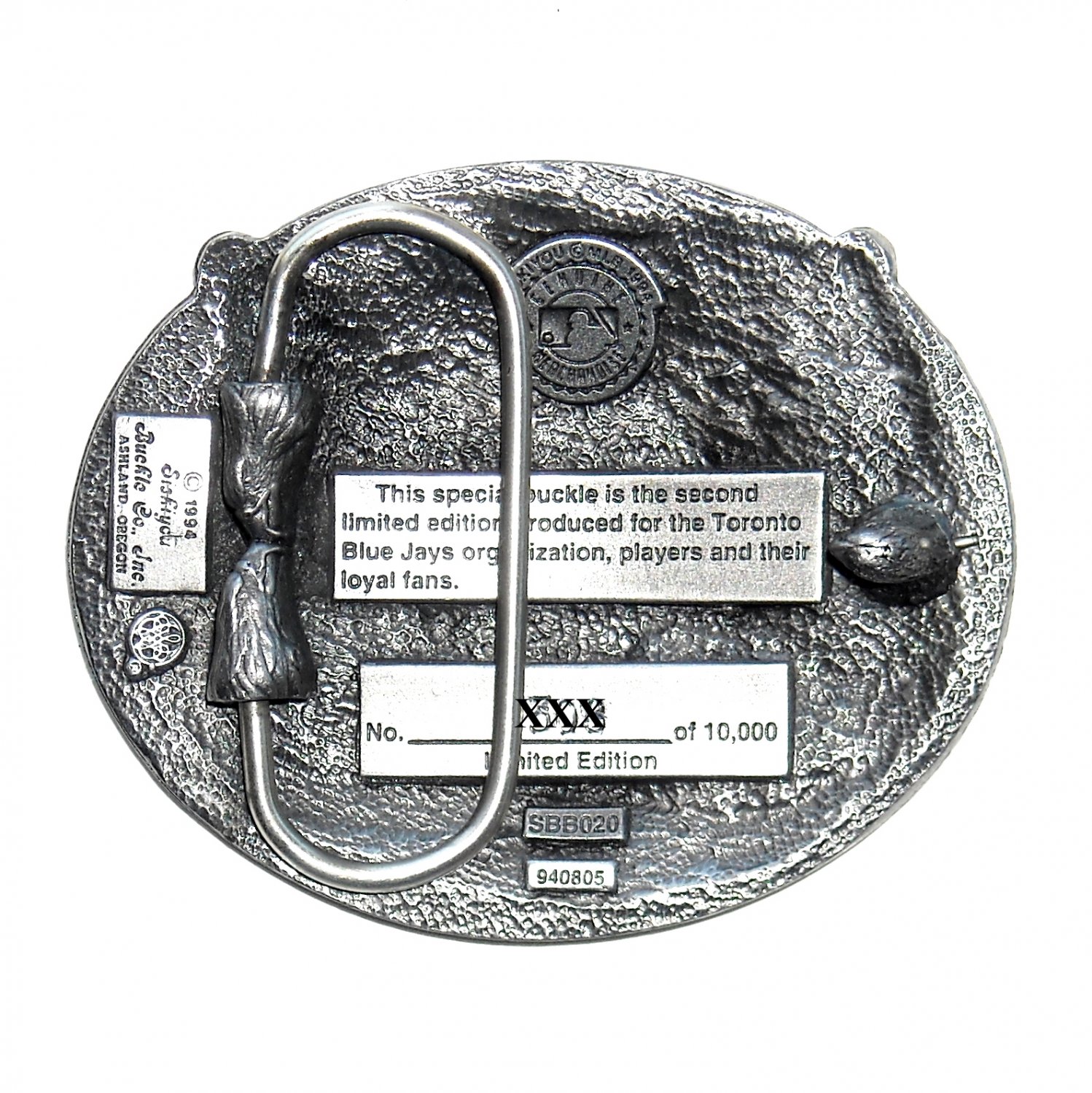 Toronto Blue Jays Siskiyou MLB Limited Edition Bergamot US Belt Buckle