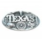 Texas Longhorn & State Seal 3D GAP Great American US Pewter Belt Buckle