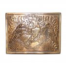 American Bald Eagle Great Seal Vintage Bergamot Napoleon Brass Color Belt Buckle American Bald Eagle Great Seal Vintage Bergamot Napoleon Brass Color Belt Buckle