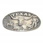 Texas Lone Star State ADM Vintage Solid Brass Belt Buckle