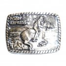 Pony Express O C Tanner Vintage ADM Solid Brass Standard Belt Buckle