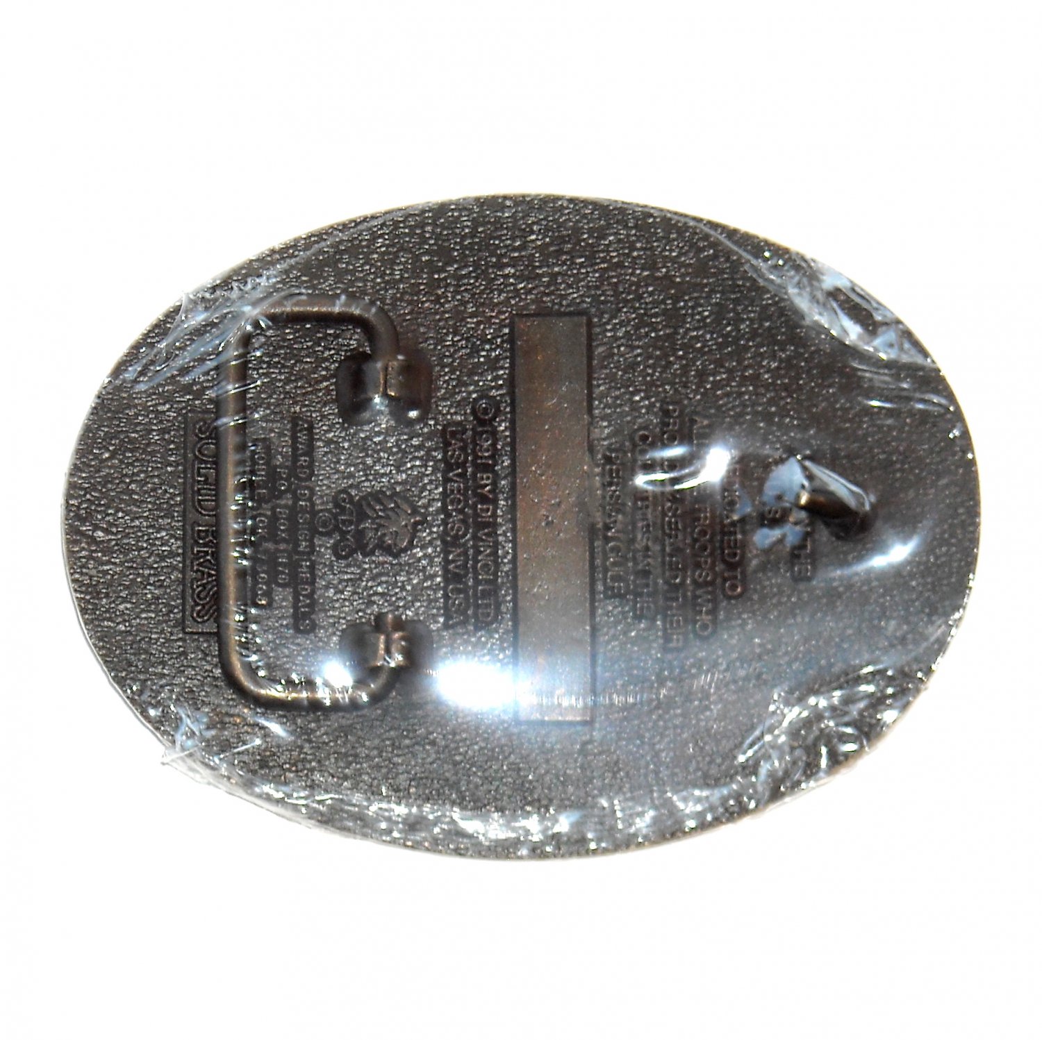 Operation Desert Shield Storm ADM Award Design Solid Brass Belt Buckle