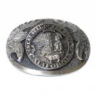 California Seal Double Eagle ADM Vintage First Edition Solid Brass Belt Buckle