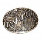 Connecticut State Seal ADM Award Design Medals Solid Brass Belt Buckle