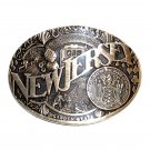 New Jersey State Seal Vintage ADM Award Design Medals Solid Brass Belt Buckle