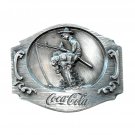 Coke Coca Cola Vintage Siskiyou Solid Pewter Collector Belt Buckle Coke Coca Cola Vintage Siskiyou Solid Pewter Collector Belt Buckle