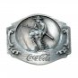 Coke Coca Cola Vintage Siskiyou Solid Pewter Collector Belt Buckle