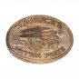 America's Driving Force Award Design ADM Solid Brass Vintage Belt Buckle
