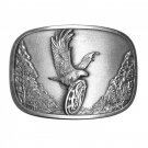 1982 Smith & Wesson Eagle Logo Pewter Vintage Belt Buckle