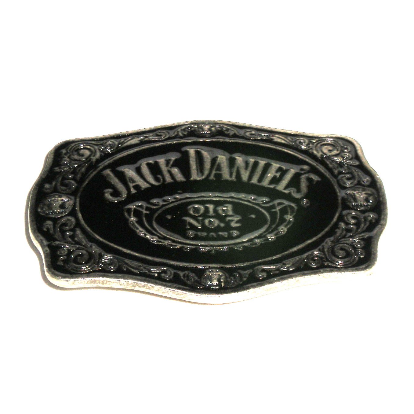 Jack Daniels Whiskey Old No 7 Brand 2005 Pewter Belt Buckle