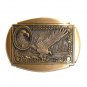 Flying American Eagle ADM Award Design Brass Belt Buckle