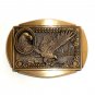 Flying American Eagle ADM Award Design Brass Belt Buckle