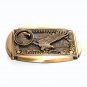 Flying American Eagle ADM Award Design Brass Belt Buckle