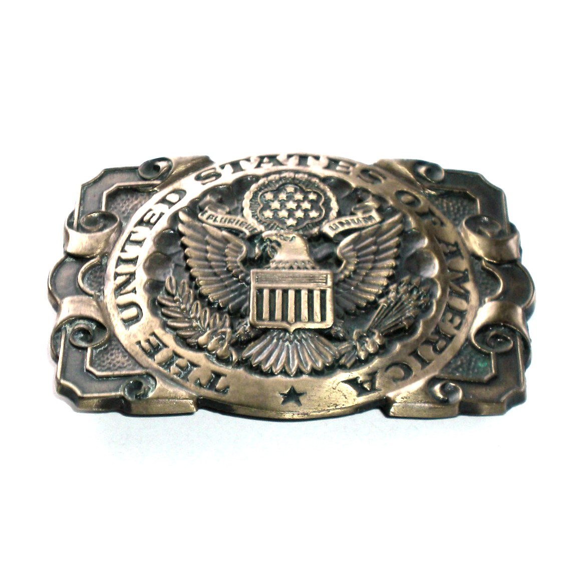 United States Of America Seal Award Design ADM Solid Brass Belt Buckle