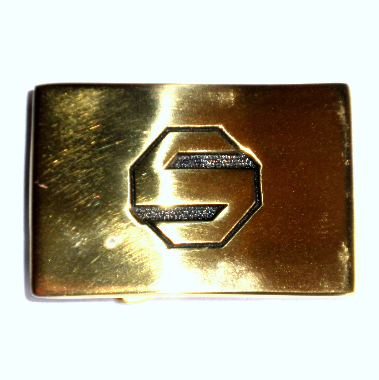 Redneck Mother... Solid Brass good Vintage Belt Buckle