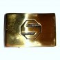 Initial Letter S Vintage BTS Solid Brass Belt Buckle