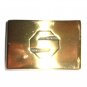 Initial Letter S Vintage BTS Solid Brass Belt Buckle