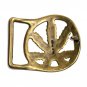 Cannabis Marijuana Solid Brass Vintage Belt Buckle