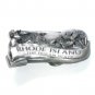 The Ocean State Rhode Island Pewter 3D Vintage US Belt Buckle