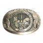 Arkansas State Seal Double Eagle ADM Solid Brass Belt Buckle