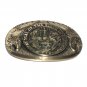 Arkansas State Seal Double Eagle ADM Solid Brass Belt Buckle