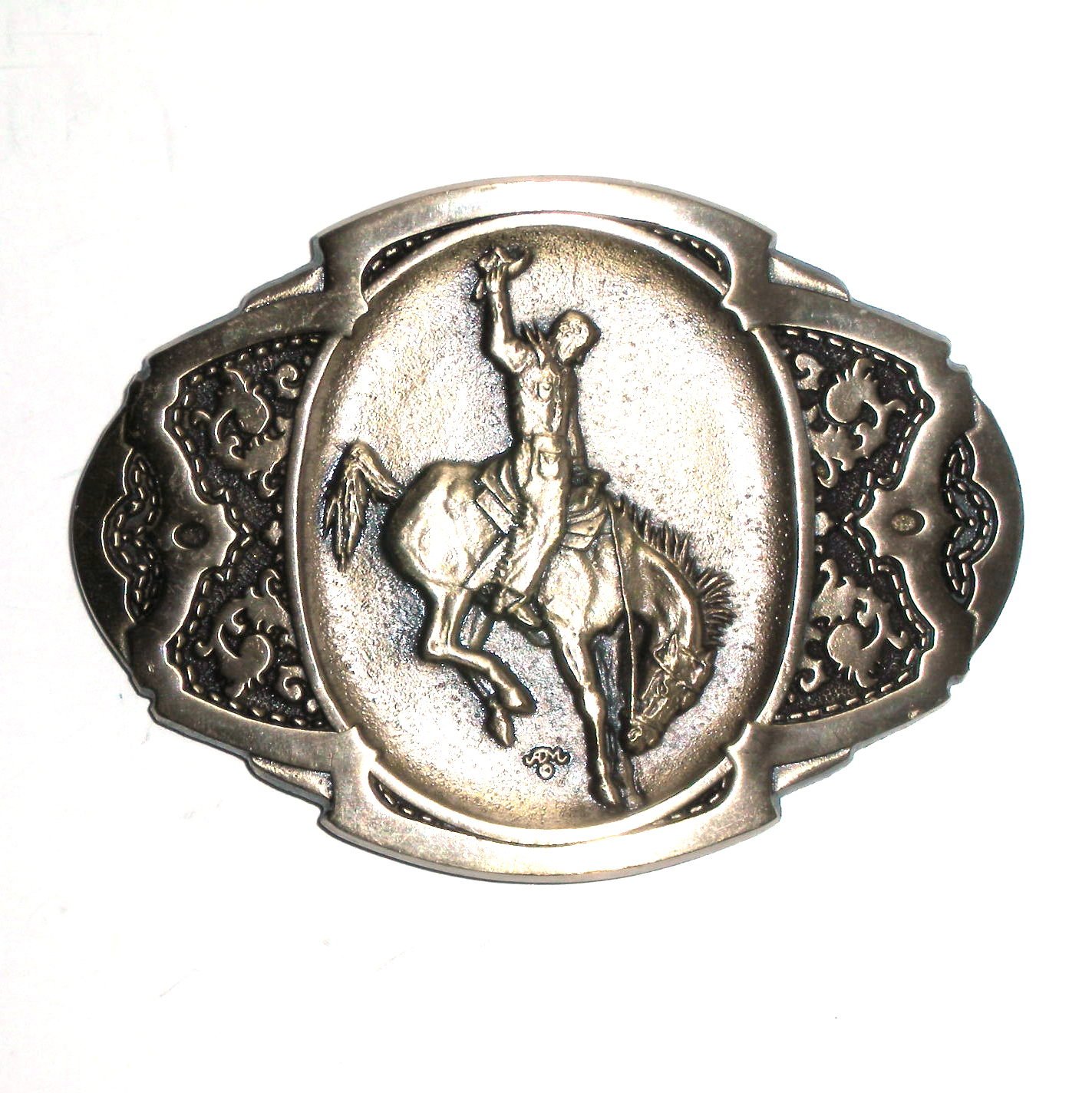 bucking horse belt buckle