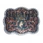 2010 Pendleton Whisky Let'er Buck Rodeo Montana Silversmiths Belt Buckle